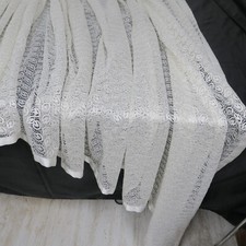 Gardine  - Stores - Blumenfenster - Länge 165/95 cm,  gerafft 160 cm, *S13*