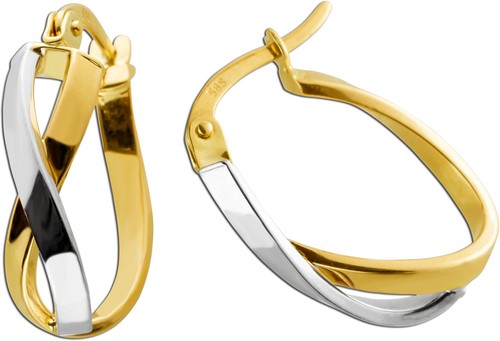 Creolen 17mm gelbgold - creolen,