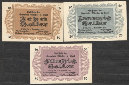 Komplett notgeld 635 gemeinde - notgeld,