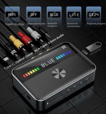 Wireless Bluetooth 5.3 Audio Transmitter NFC Receiver Stereo HiFi Adapter AUX DE