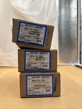 600 x Reyher Sechskantschrauben mit Gewinde bis Kopf DIN 933 10.9 M 8 x 16 Zink