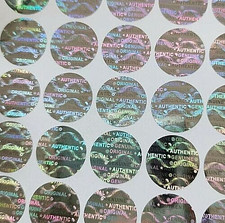 Hologramm Aufkleber Rund 15mm