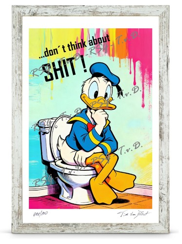 Kunstdruck donald duck - donald, klo