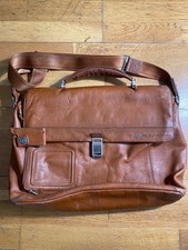 Piquadro Leather Messenger Bag