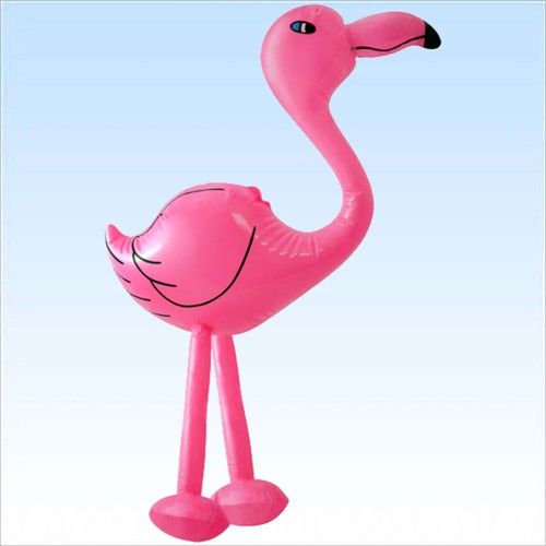 Aufblasbarer flamingo 64cm - aufblasbarer,