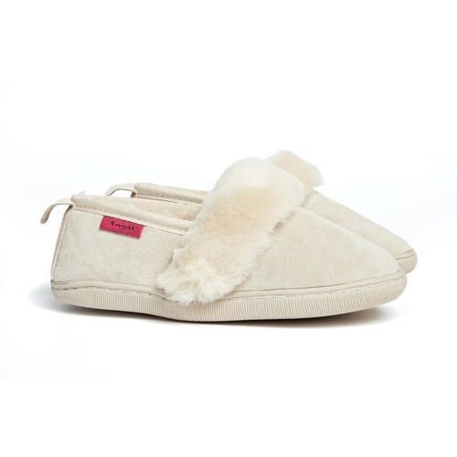 Lammfell hausschuhe leder mit - lammfell,