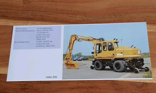 Zweiwegebagger 1404 atlas - zweiwegebagger,