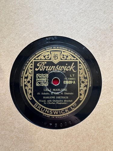 78rpm personality marlene - 78rpm,,