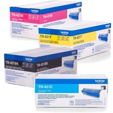 Brother TN-421 Original Toner Schwarz Gelb Cyan Magenta TN421 Tonerkartusche