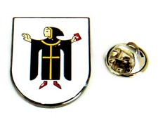 München Pin Wappen - Oktoberfest Pin - Trachten Pin - Wiesn Anstecker