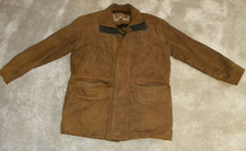 Jacke, Winterjacke, Leather Wear Wildlederjacke, Montes, Gr. 48, Cognac
