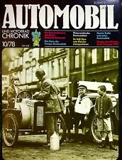 Automobil Chronik 10/1978 Opel Olympia Tempo Story Stolle Wagen