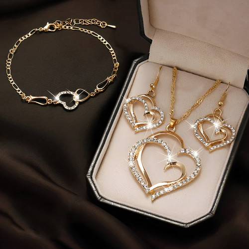 Schmuck set gold - gold, halskette