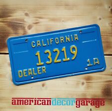 USA Nummernschild/ Kennzeichen/license plate*California blue plate Dealer*