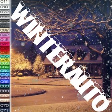 Aufkleber Winter-Auto