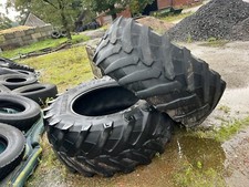 Traktorreifen Trelleborg 650/65r38 Reifen Zwillingsreifen 2 St Tm800 Abgefahren