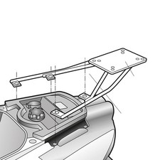 SHAD Gepäckträger (für: Yamaha Neos 50 5AD - 2 Takt 97-01 )