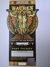 WACKEN WOA W:O:A  2020  FAST Sammler Souvenir Souvenirticket  Collector Ticket