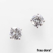 Exklusive Solitär Ohrstecker