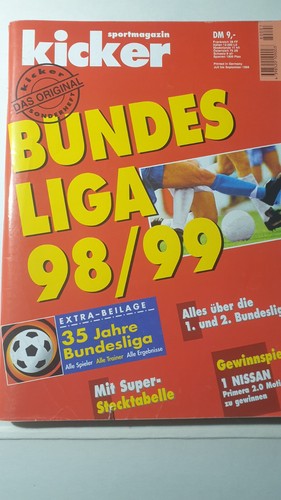 Kicker sonderheft 1998 1999 - kicker,