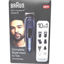 Braun Bart Haar Styling Set Bartpflege Series 7 MGK7410 10in1 Präzision Pflegepf