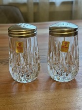 ORION Nachtmann Kristall 24% Salz & Pfeffer Set Kristall Glas Retro Vintage
