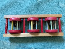 DDR Holzspielzeug Baby Rassel