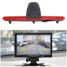 Doppel Rückfahrkamera+7"Monitor Mirror für VW T5 Transporter Multivan Caravelle