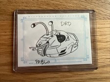 Farscape Trading Card SketchaFEX Hand Drawn Sketch Card DRD by Pablo Rare Mint