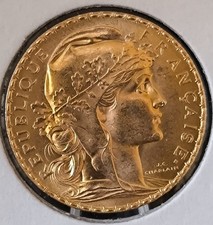 Goldmünze 20 Franc Frankreich