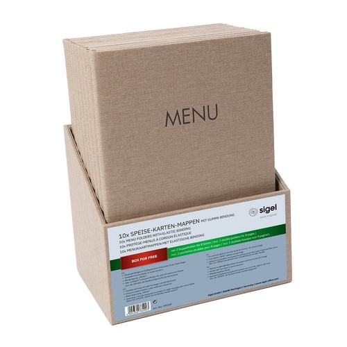 Sigel speisekarten mappen din - speisekarten-mappen,