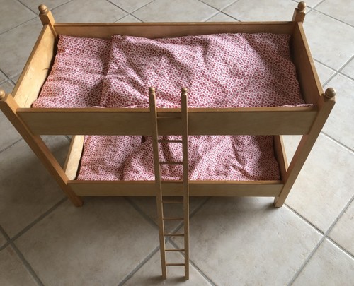 Puppenbett holz sehr gut - puppenbett,