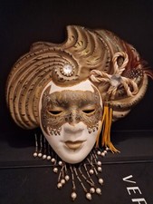 Keramik Maske ,Wand Dekor Maske 