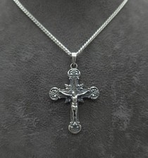 Kreuz Anhänger mit Kette Echt