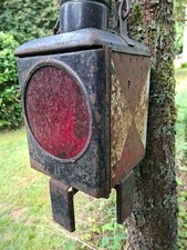 antike Zugschlussleuchte