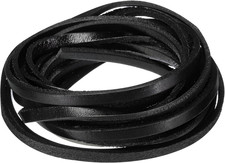 3 Meter Lederband Flach 5mm