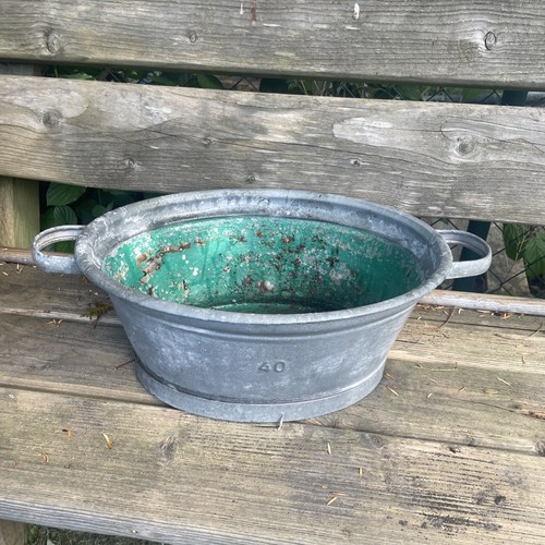 Kleine alte zinkwanne - alte,