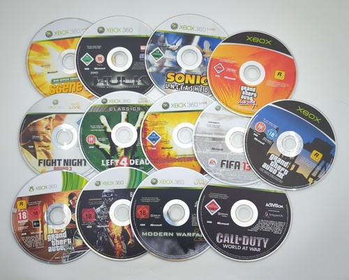 13x xbox 360 - xbox/xbox, discs