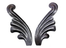 UHRIG Paar Zierrosette