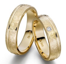 REIF-DESIGN - ELEGANTE TRAURINGE / EHERINGE  - GOLD - GROSSE AUSWAHL IM SHOP