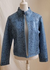 40/42 Damen Kunst Leder Jacke