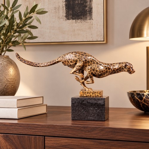 Bronze skulptur panther - panther, im