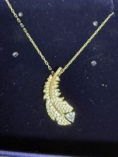 Swarovski Nice Y Kette Feder