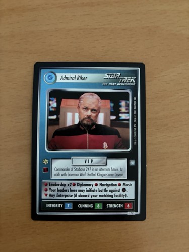 Admiral riker all good - -,