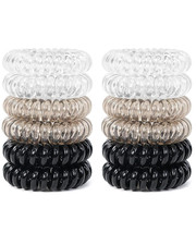 12 Stück Spiral Haargummis