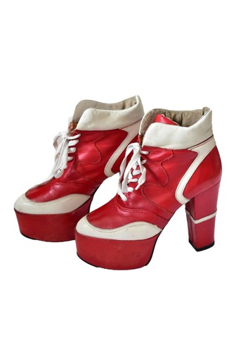 Glam rock schuhe plateau - rock,