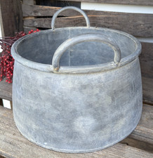 ❤ Runder  Zinktopf  zum