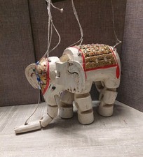Holzelefant marionette holz - holzelefant,