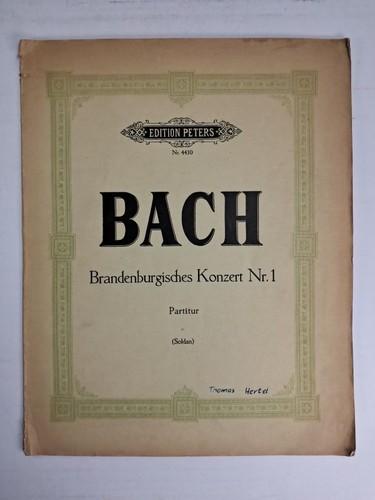 Noten bach - bach,