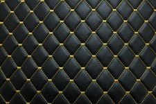 Gesteppter Vinyl genarbter